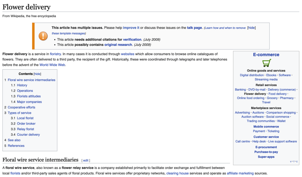 wikipedia screenshot